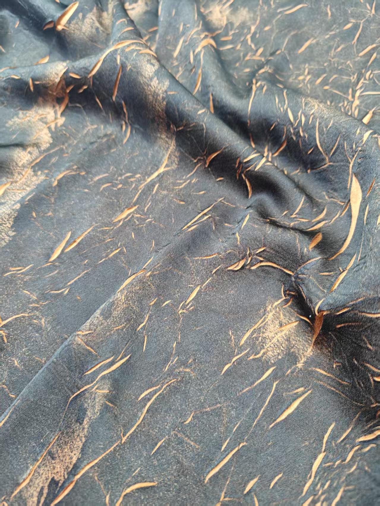 Polyester shiny Stretch Twist satin P27130