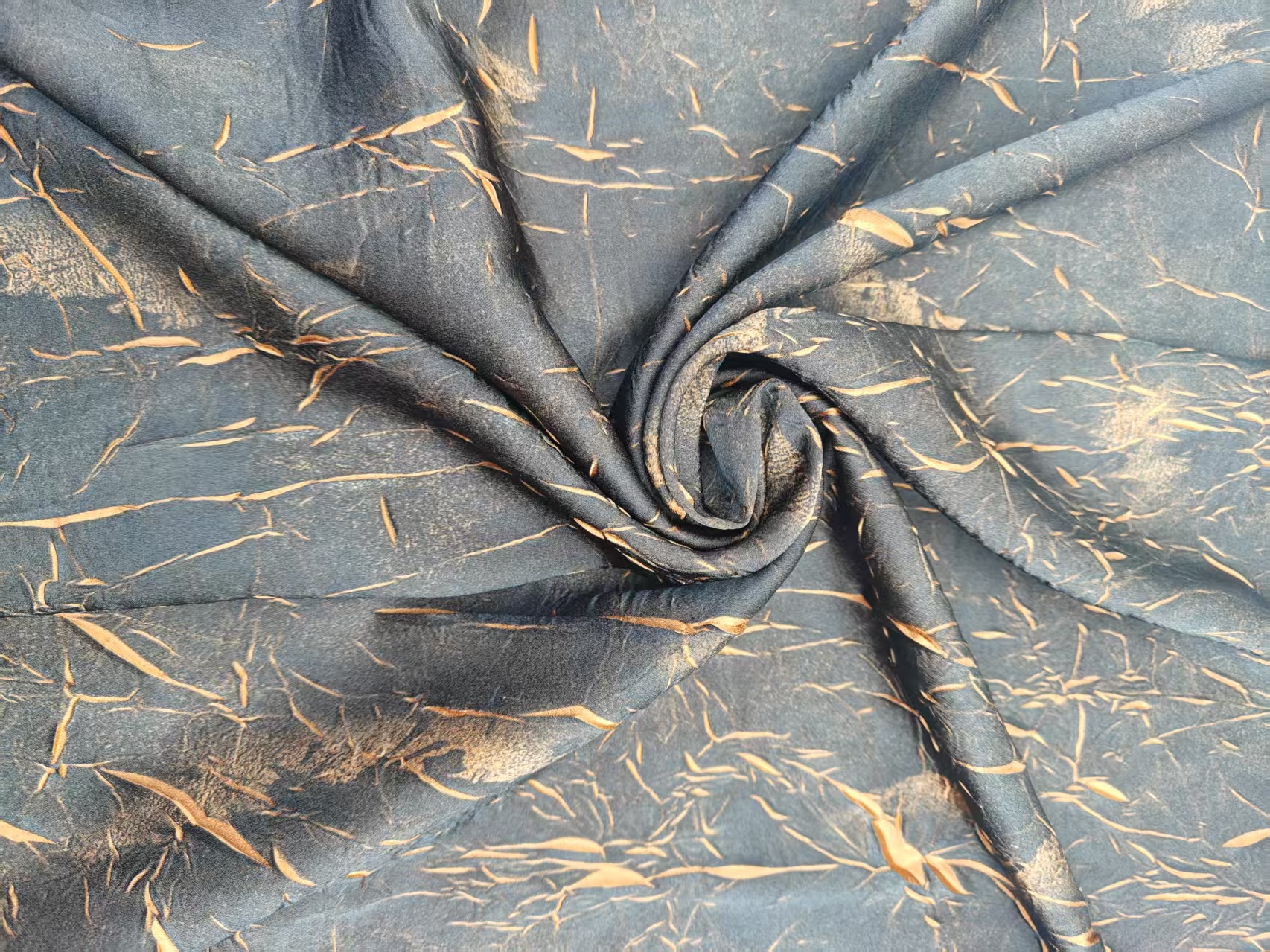 Polyester shiny Stretch Twist satin P27130