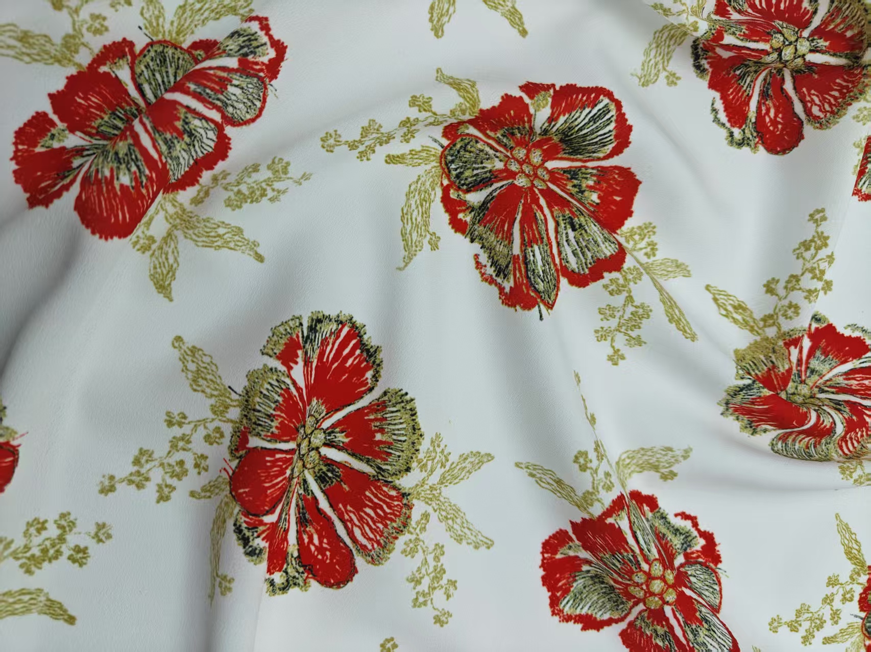 Polyester Stretch double Crepe P8899H