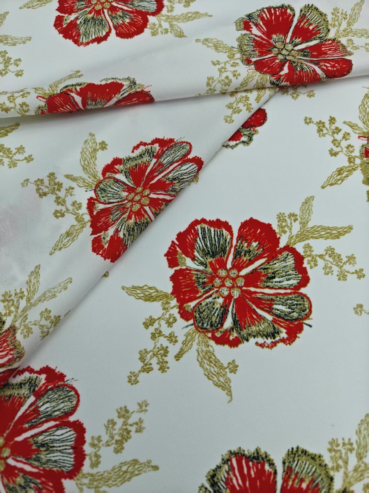 Polyester Stretch double Crepe P8899H